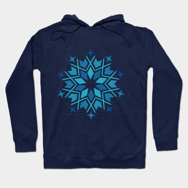 Bluetiful Snowflake Hoodie by Shelby Ly Designs